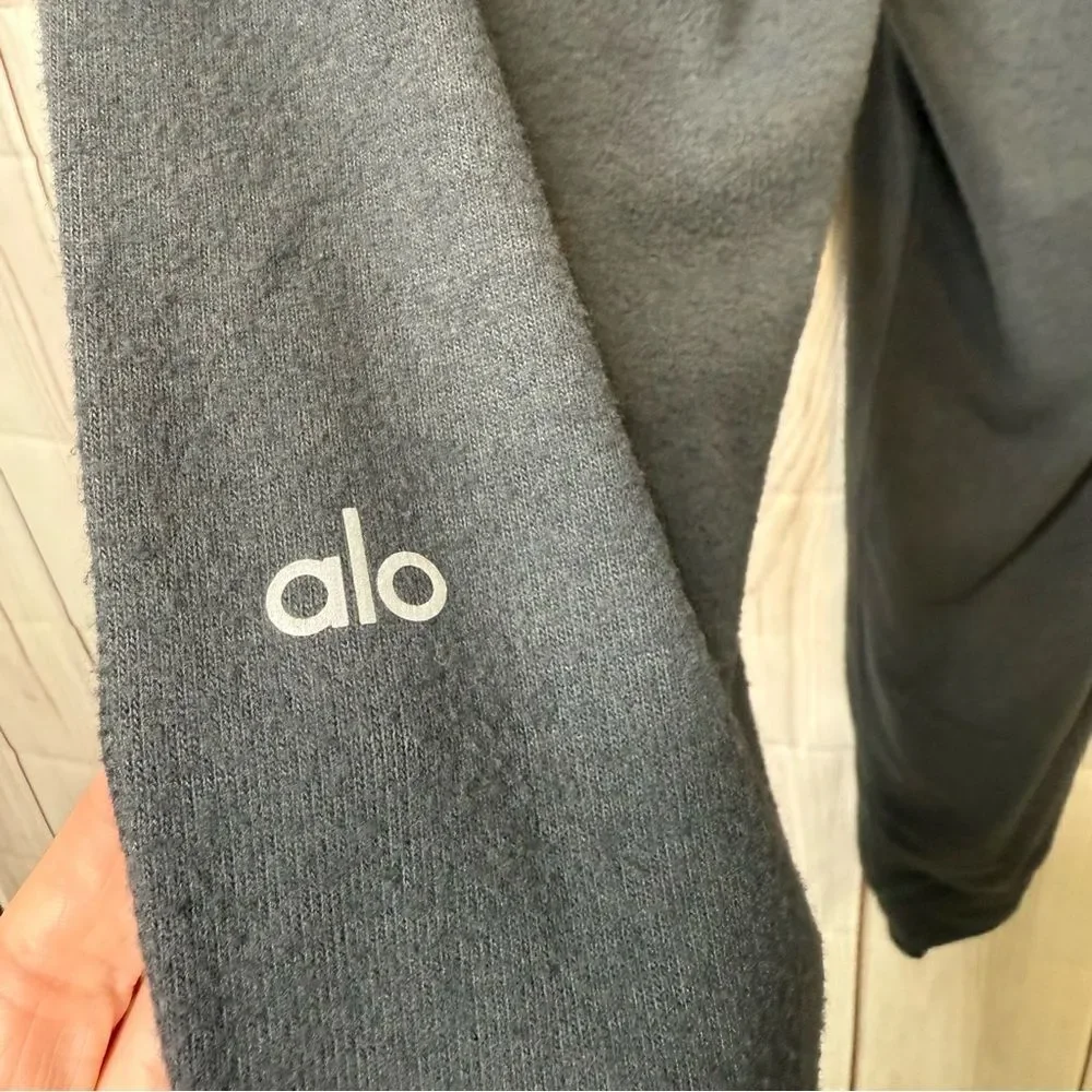 Alo Yoga Soho Sweatpant Anthracite Grey
